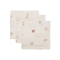 Jollein Hydrofiel Monddoekje 31x31cm - Animal Friends - 3 Stuks