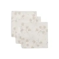 Jollein Hydrofiel Monddoekje 31x31cm - Leafy Dreams - 3 Stuks