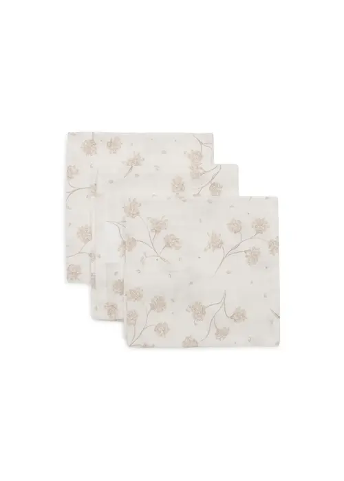 Jollein Jollein Hydrofiel Monddoekje 31x31cm - Leafy Dreams - 3 Stuks