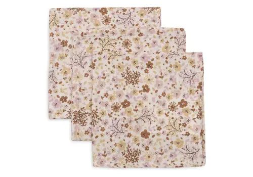 Jollein Jollein Hydrofiel Monddoekje 31x31cm - Flower Fairies - 3 Stuks