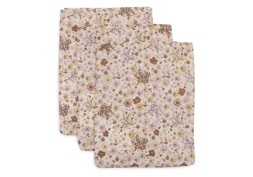 Jollein Jollein Hydrofiel Washandje 15x20cm - Flower Fairies - 3 Stuks