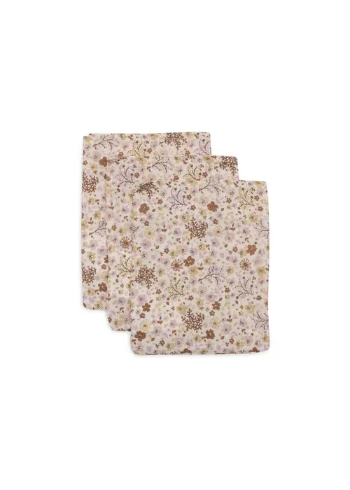 Jollein Jollein Hydrofiel Washandje 15x20cm - Flower Fairies - 3 Stuks