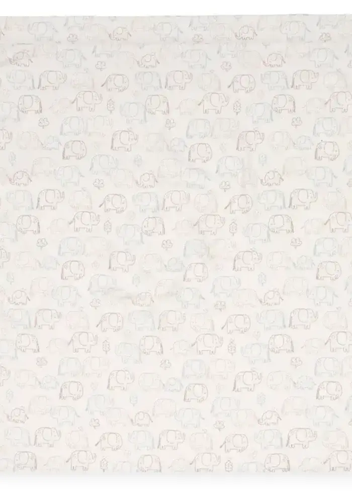Jollein Hydrofiele Doek Large 115x115cm - Elephant Tales - 2 Stuks