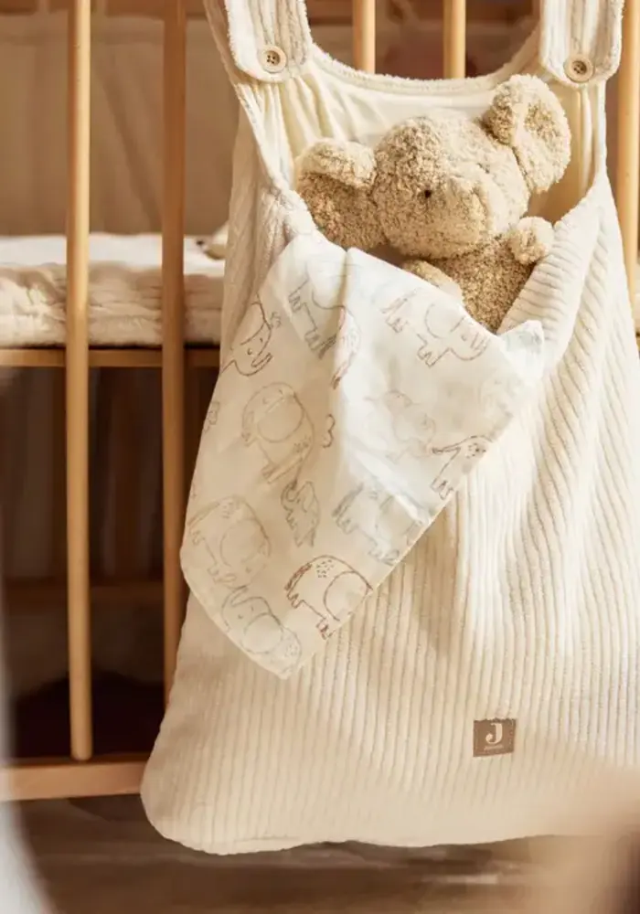 Jollein Hydrofiele Doek Large 115x115cm - Elephant Tales - 2 Stuks