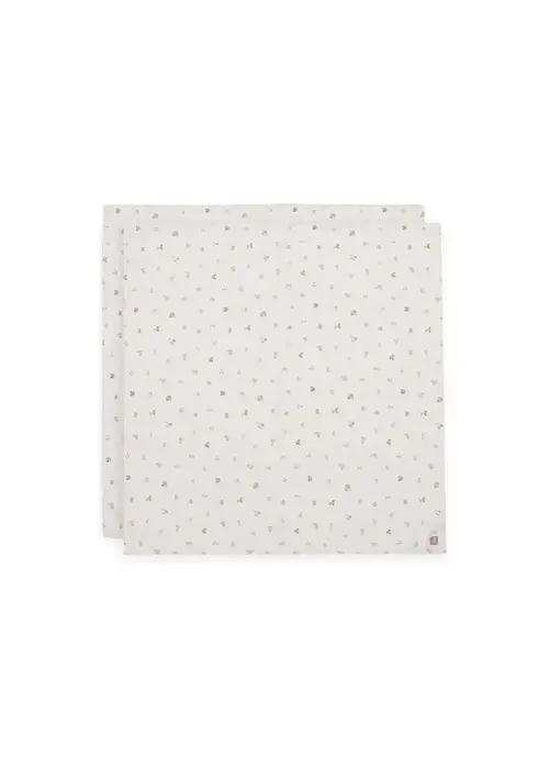 Jollein Jollein Hydrofiele Doek Large 115x115cm - Animal Friends - 2 Stuks