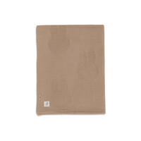 Jollein Deken Wieg 75x100cm Miffy - Biscuit/Velvet