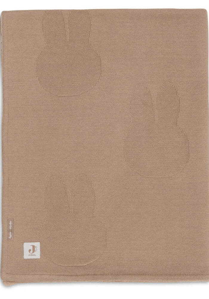 Jollein Deken Wieg 75x100cm Miffy - Biscuit/Velvet