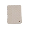 Jollein Jollein Deken Wieg 75x100cm Box Knit - Warm Sand/Velvet - GOTS
