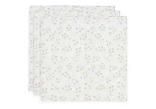 Jollein Jollein Hydrofiele Doek Small 70x70cm - Leafy Dreams - 3 Stuks