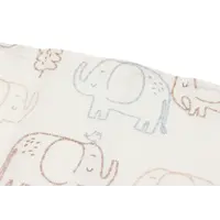 Jollein Hydrofiele Doek Small 70x70cm - Elephant Tales - 3 Stuks