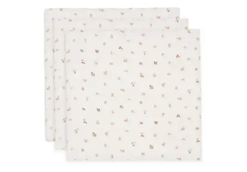 Jollein Jollein Hydrofiele Doek Small 70x70cm - Animal Friends - 3 Stuks