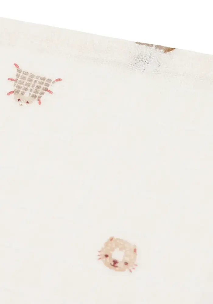 Jollein Hydrofiele Doek Small 70x70cm - Animal Friends - 3 Stuks