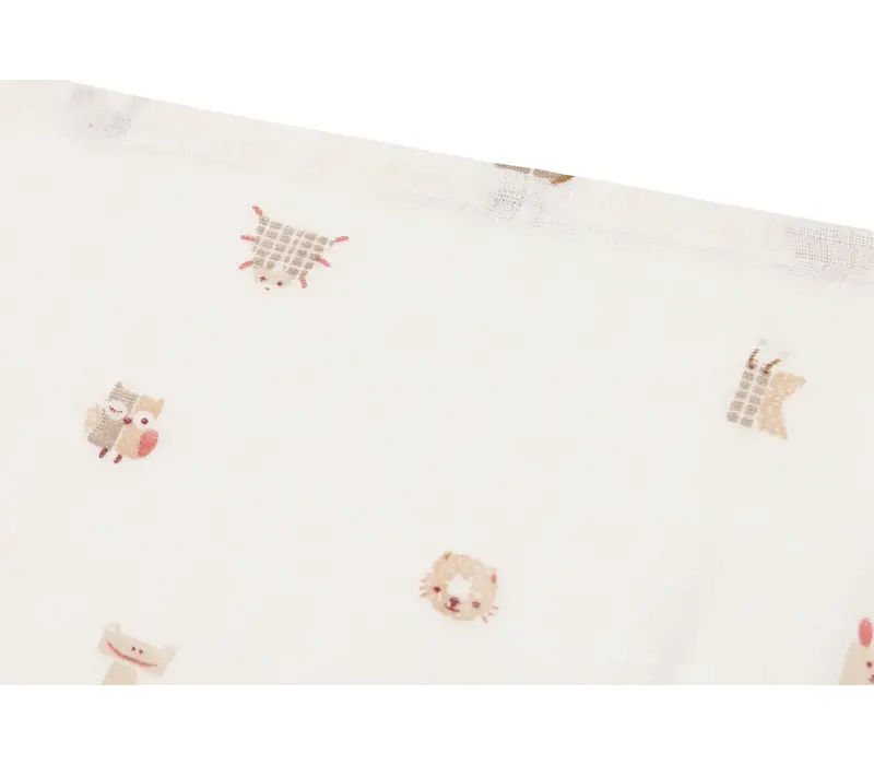 Jollein Hydrofiele Doek Small 70x70cm - Animal Friends - 3 Stuks