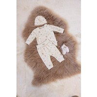 Feetje Broek AOP - Fall Favorites Offwhite melange