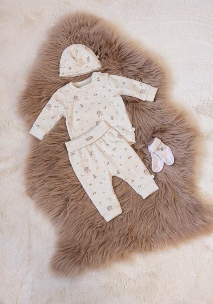 Feetje Broek AOP - Fall Favorites Offwhite melange