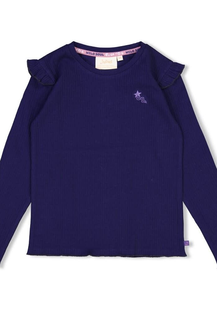 Jubel Longsleeve rib - Wild Soul Indigo