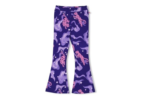 Jubel Jubel Flared broek AOP - Wild Soul Indigo Jubel Jubel Flared broek AOP - Wild Soul Indigo