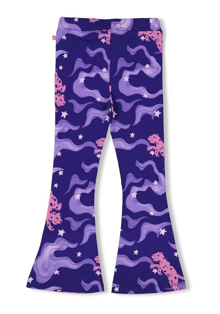 Jubel Flared broek AOP - Wild Soul Indigo