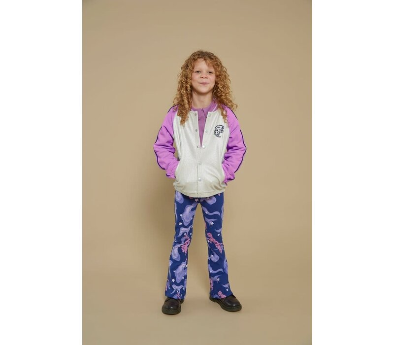 Jubel Flared broek AOP - Wild Soul Indigo