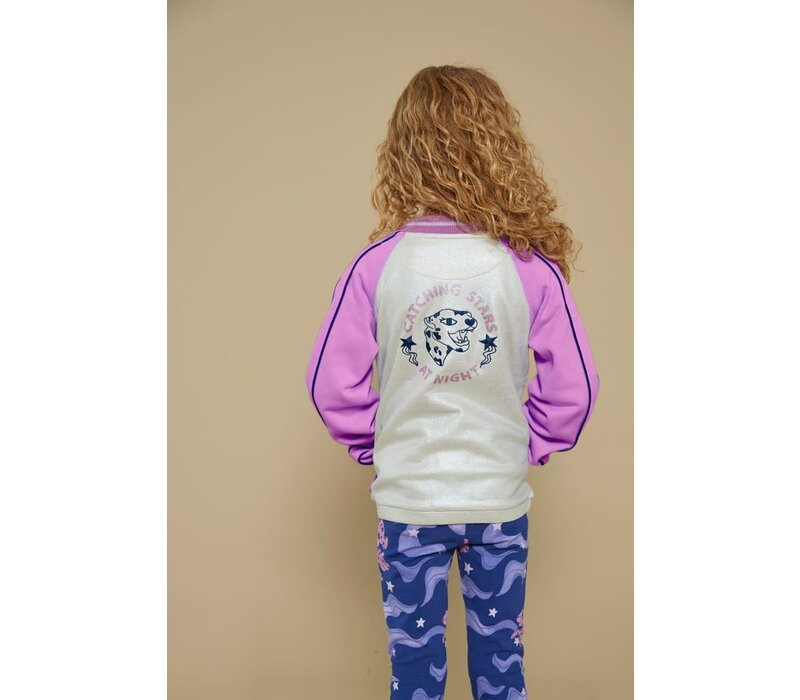 Jubel Flared broek AOP - Wild Soul Indigo