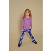Jubel Flared broek AOP - Wild Soul Indigo