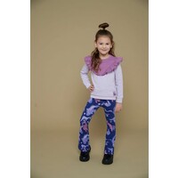 Jubel Flared broek AOP - Wild Soul Indigo