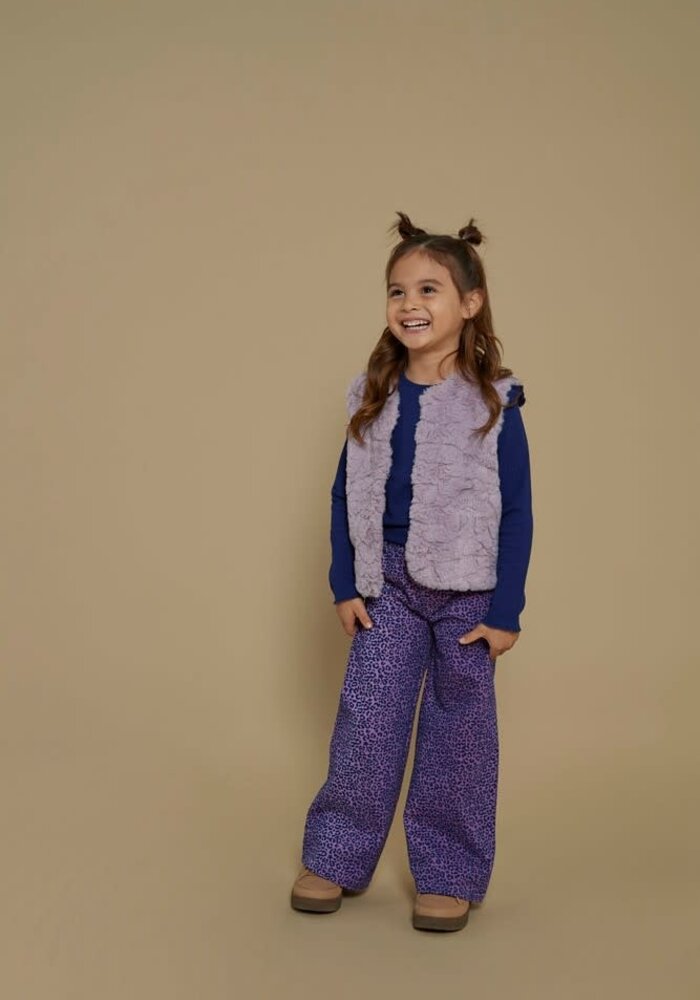 Jubel Flared broek AOP - Wild Soul l.Lila