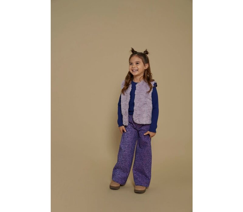 Jubel Flared broek AOP - Wild Soul l.Lila