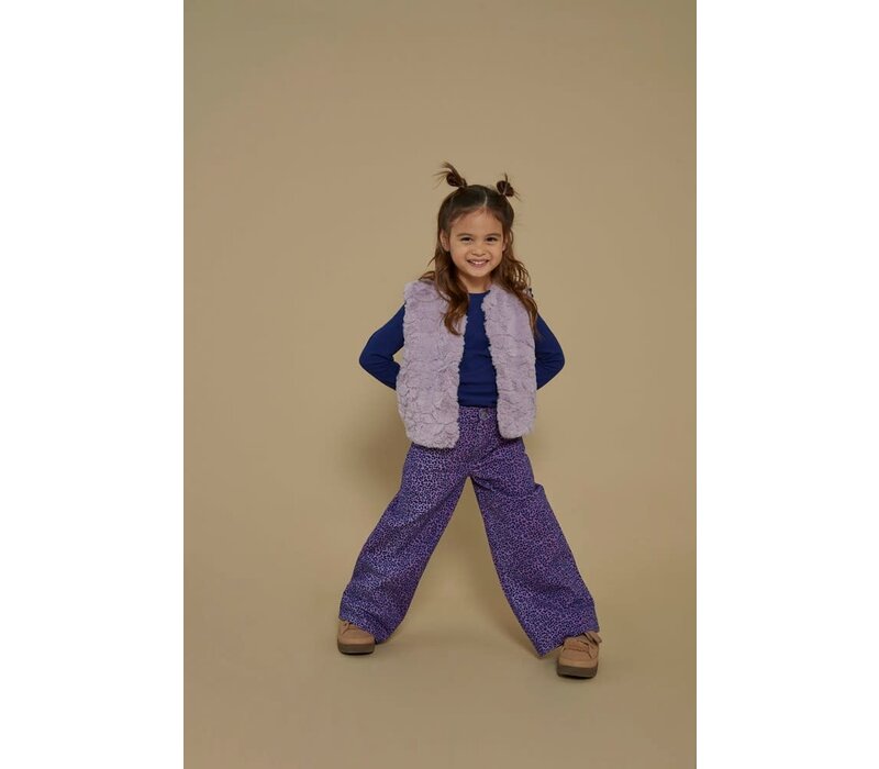 Jubel Flared broek AOP - Wild Soul l.Lila
