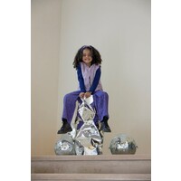 Jubel Flared broek AOP - Wild Soul l.Lila