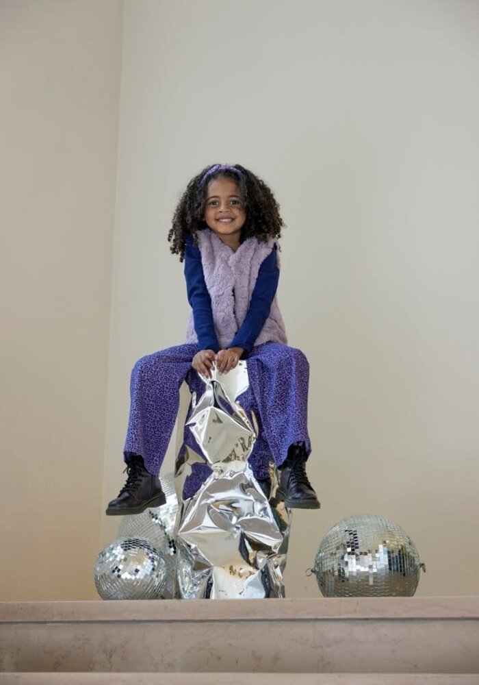 Jubel Flared broek AOP - Wild Soul l.Lila