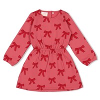 Jubel Jurk AOP - Queen Of Hearts Roze