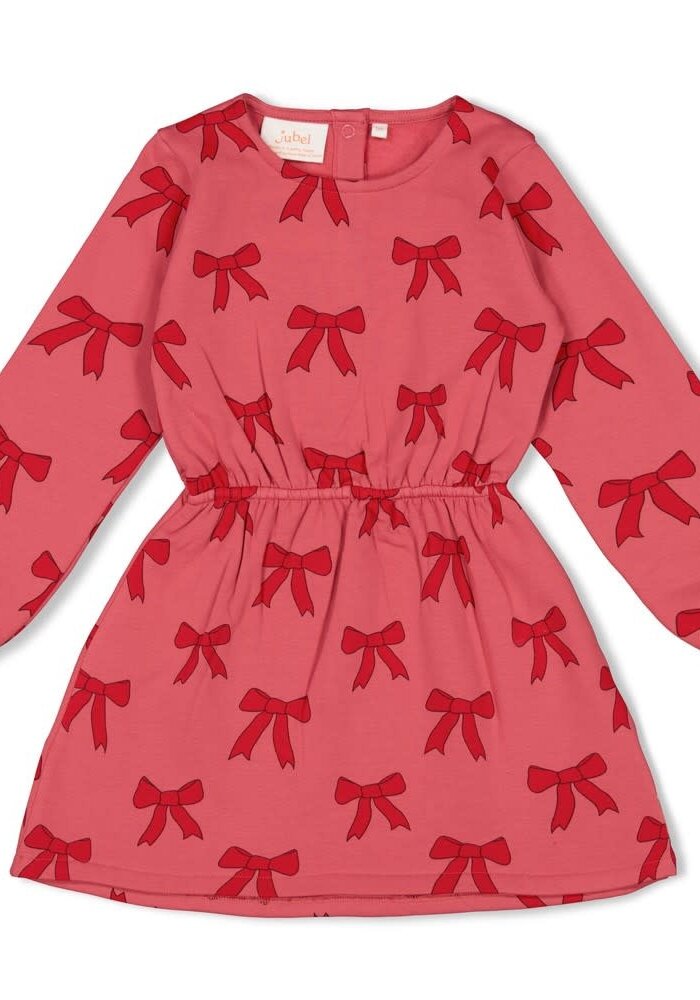 Jubel Jurk AOP - Queen Of Hearts Roze