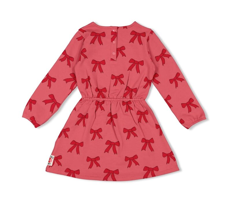 Jubel Jurk AOP - Queen Of Hearts Roze