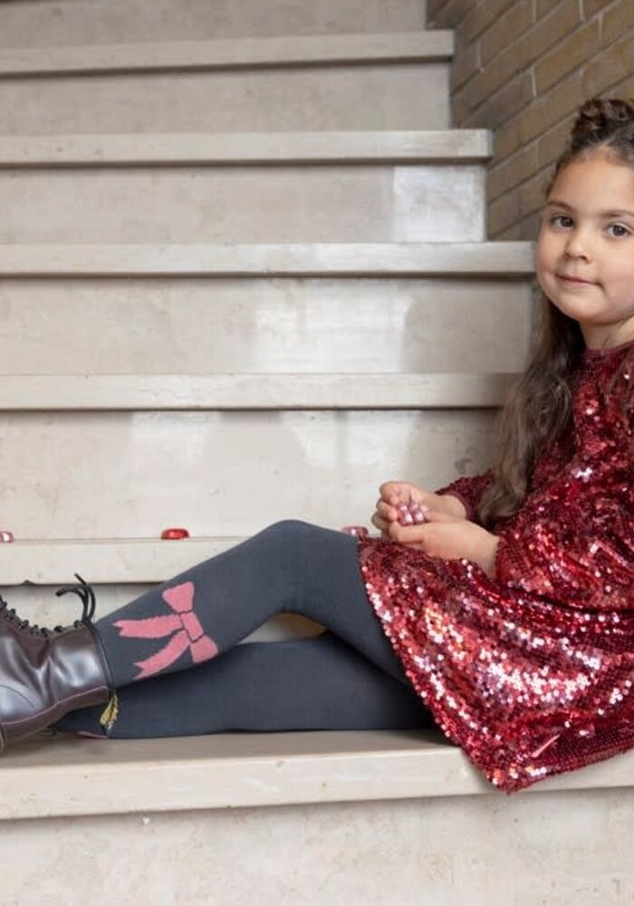 Jubel Pailetten jurk - Queen Of Hearts Bordeaux