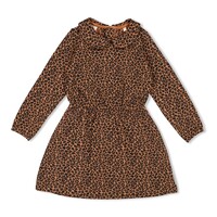 Jubel Jurk AOP - Queen Of Hearts Bruin