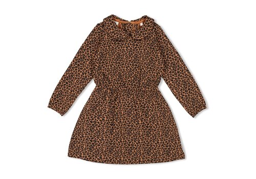 Jubel Jubel Jurk AOP - Queen Of Hearts Bruin