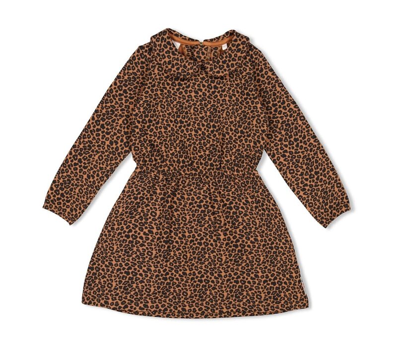 Jubel Jurk AOP - Queen Of Hearts Bruin