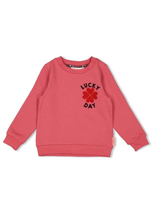 Jubel Jubel Sweater - Queen Of Hearts Roze