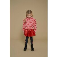 Jubel Sweater AOP - Queen Of Hearts l.Roze