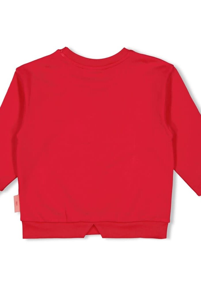 Jubel Sweater - Queen Of Hearts Rood