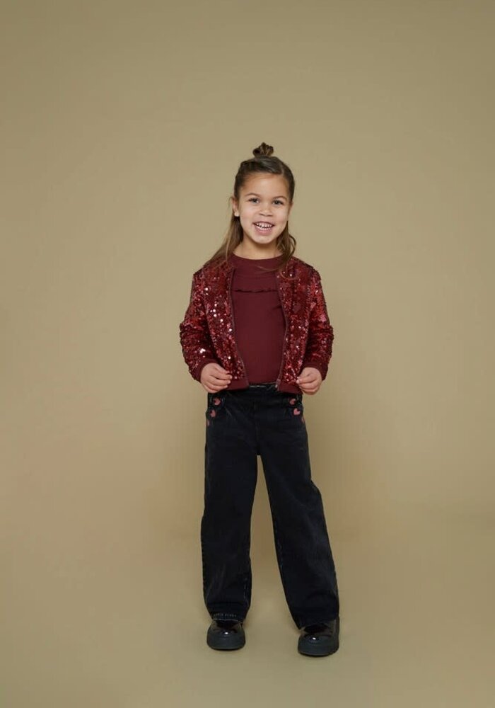 Jubel Culotte denim look - Queen Of Hearts Antraciet