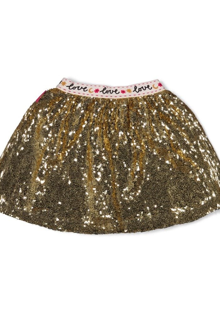 Jubel Pailetten rok - Shine Bright Goud