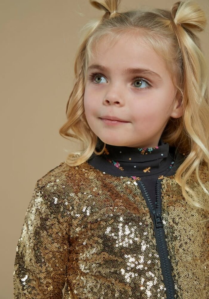 Jubel Pailetten bomberjack - Shine Bright Goud