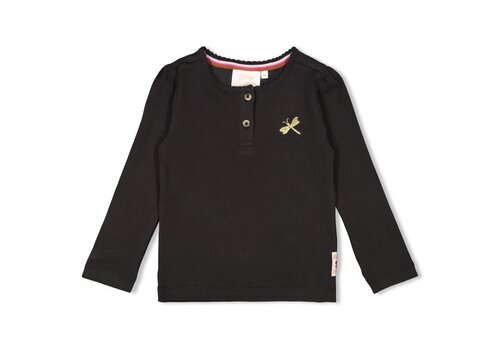 Jubel Jubel Longsleeve ajour rib - Shine Bright Antraciet
