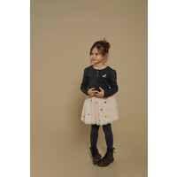 Jubel Longsleeve ajour rib - Shine Bright Antraciet