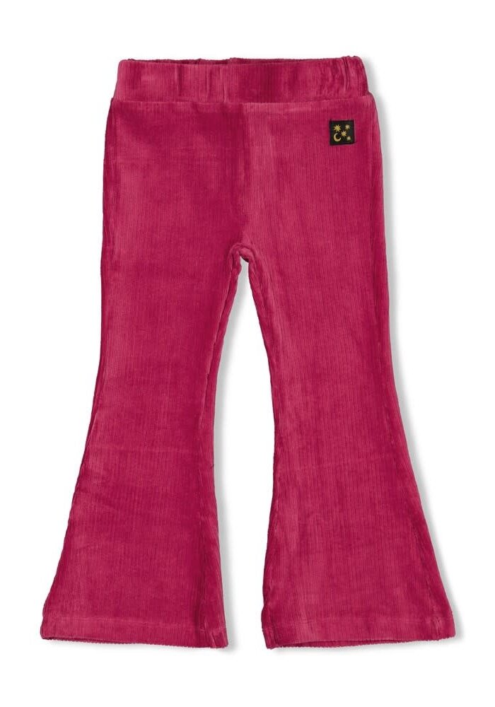 Jubel Flared broek velours rib - Shine Bright Violet