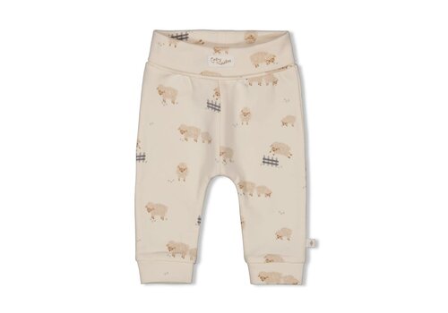 Feetje Feetje Broek AOP - Sleepy Sheepy Creme