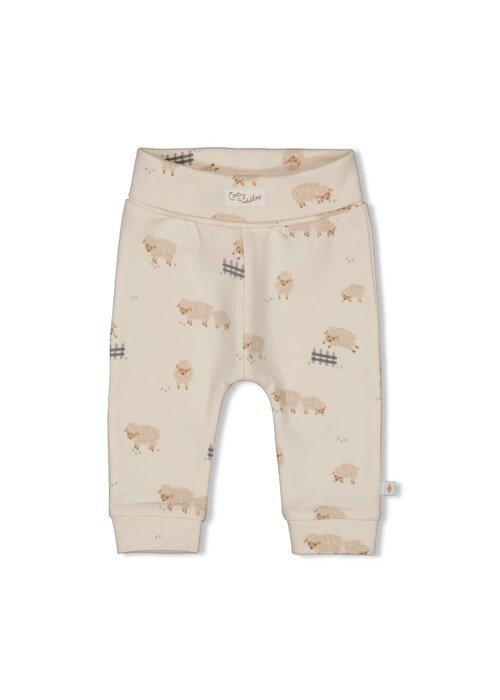 Feetje Feetje Broek AOP - Sleepy Sheepy Creme