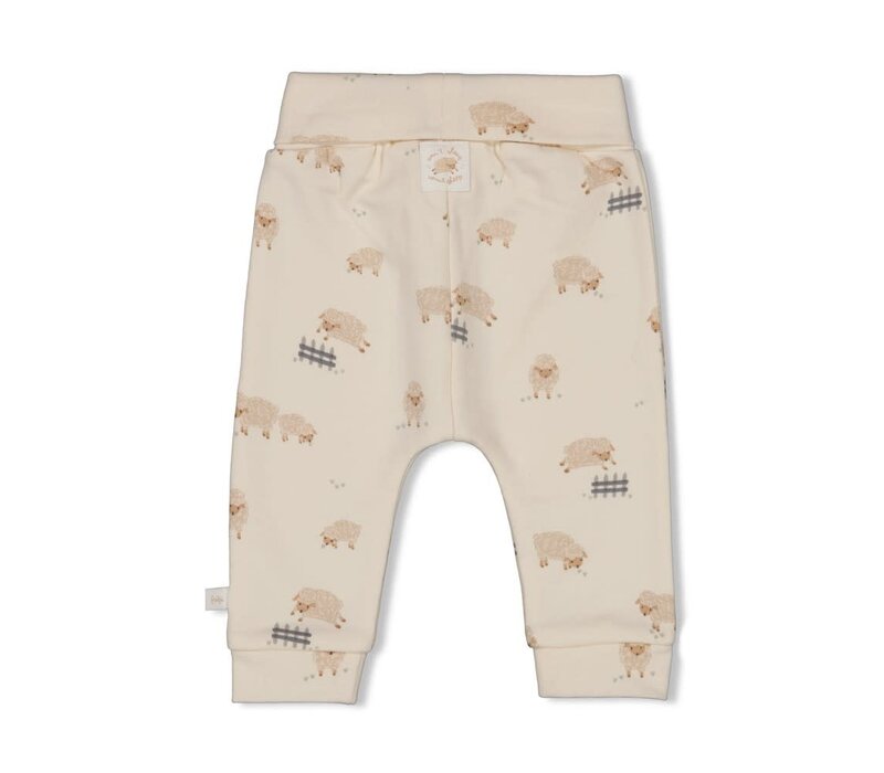 Feetje Broek AOP - Sleepy Sheepy Creme